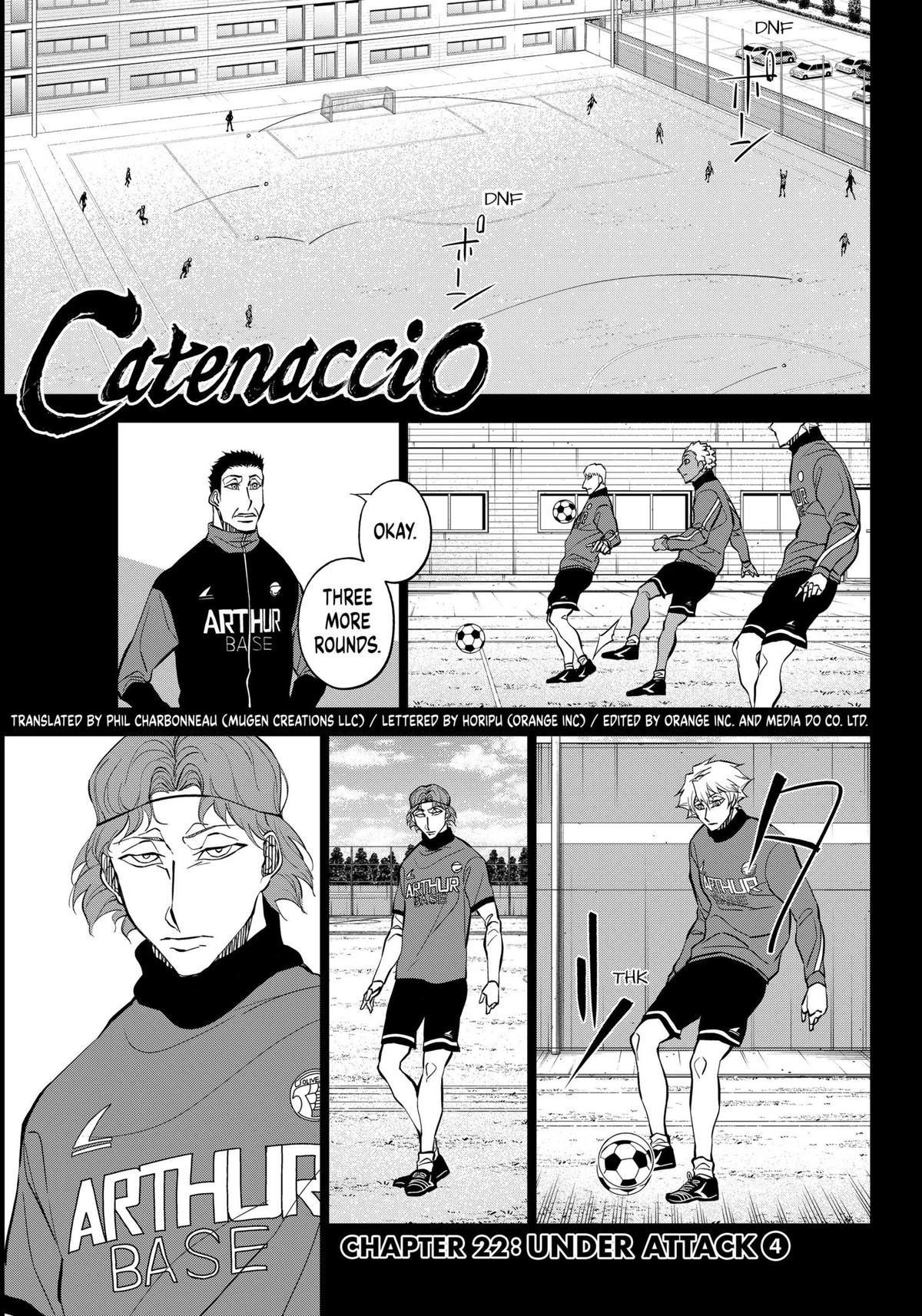 Catenaccio Chapter 22 - Page 1