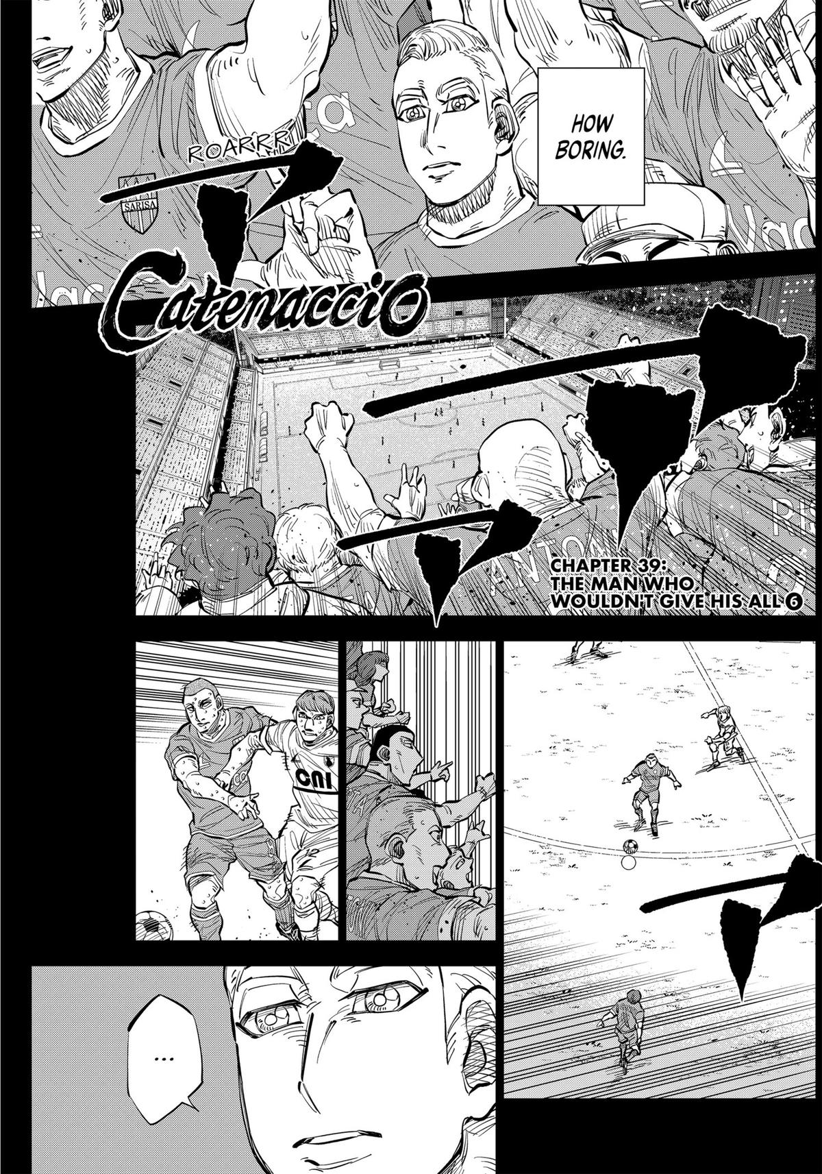 Catenaccio Chapter 39 - Page 1