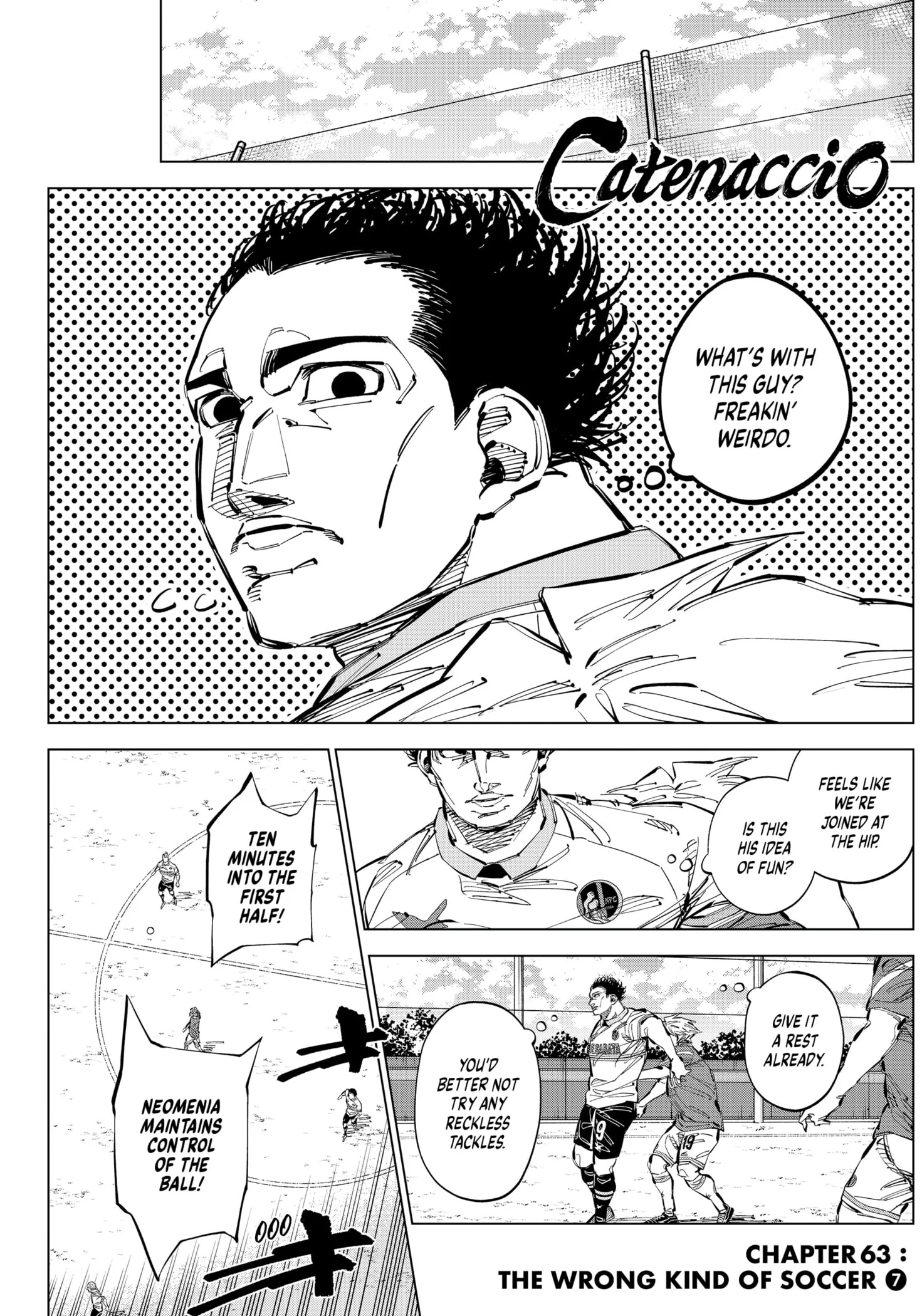 Catenaccio Chapter 63 - Page 1