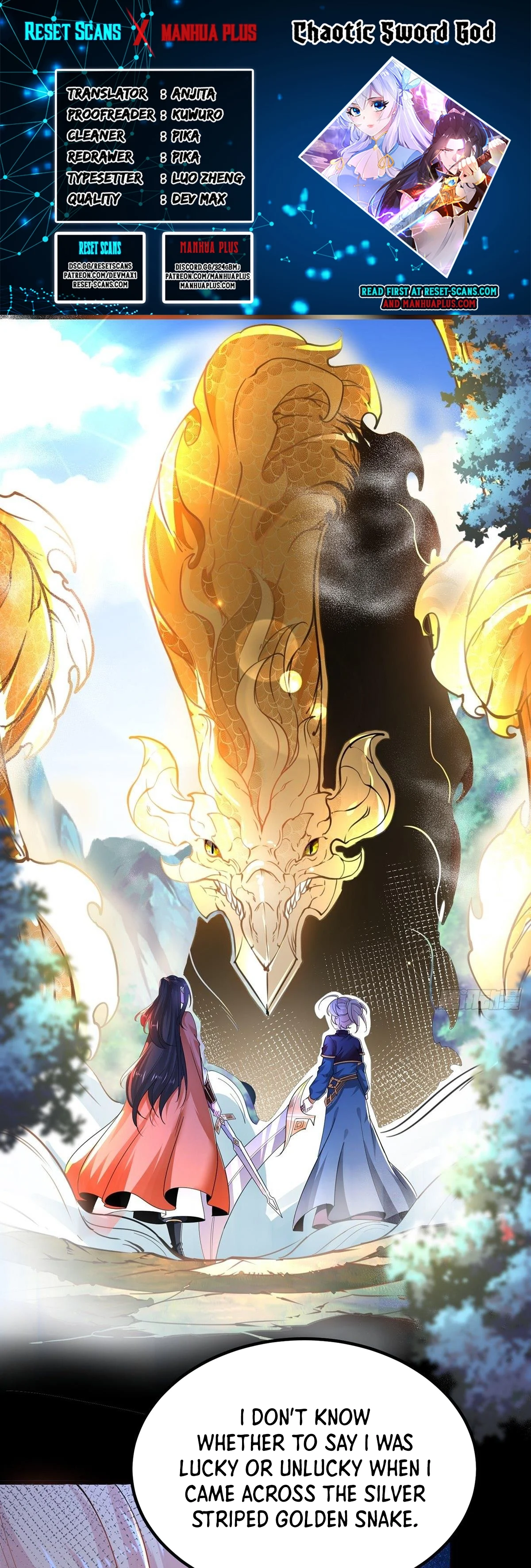 Chaotic Sword God (Remake) Chapter 55 - Page 1