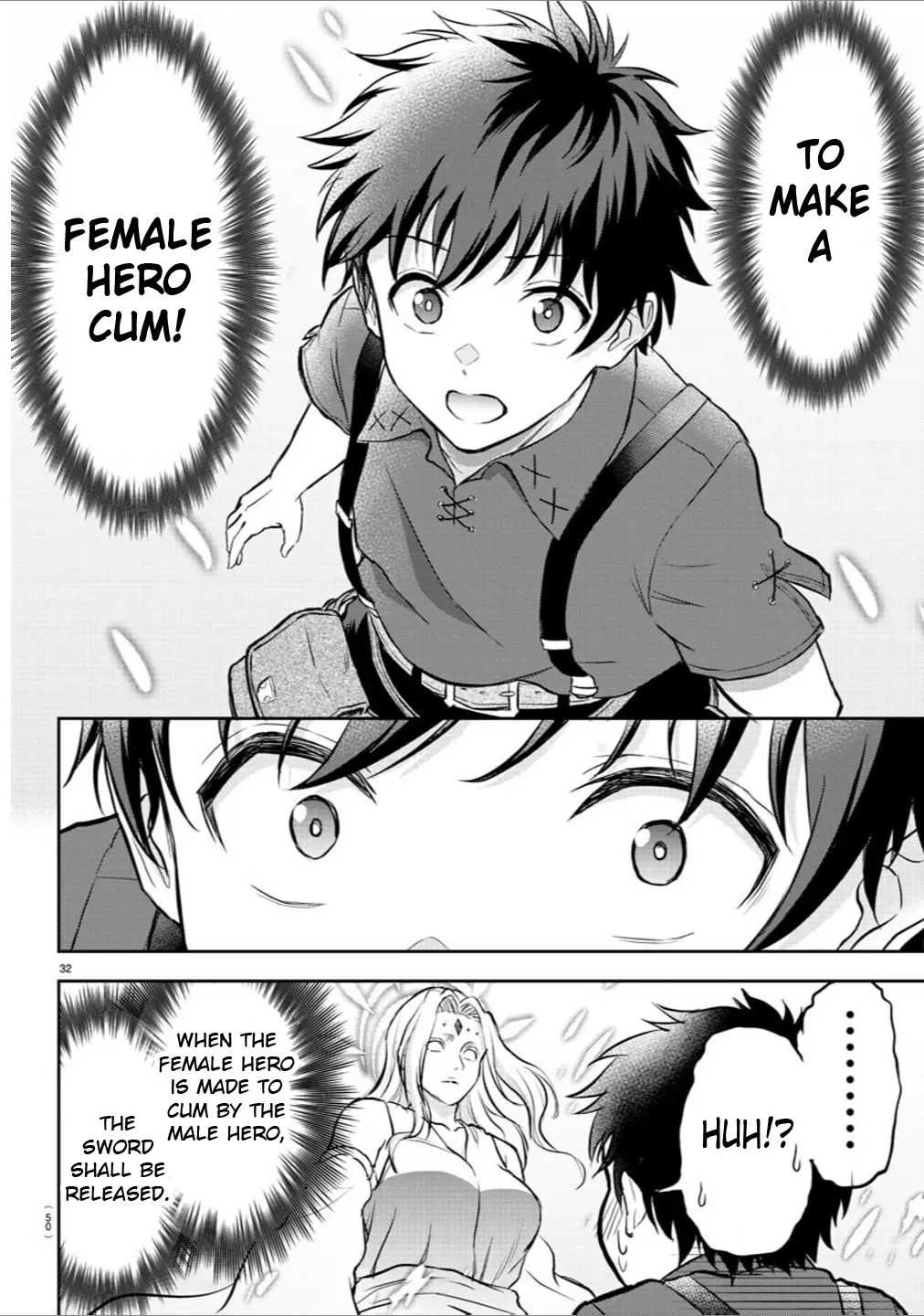 Cherry Hero and the “Holy” Sword Chapter 1 - Page 34