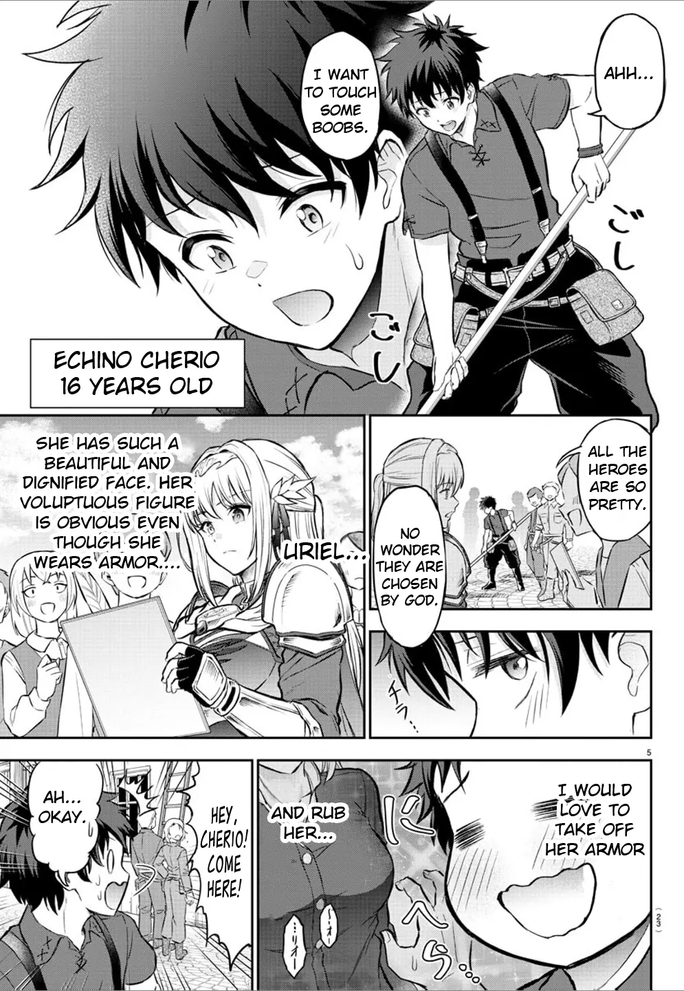 Cherry Hero and the “Holy” Sword Chapter 1 - Page 7