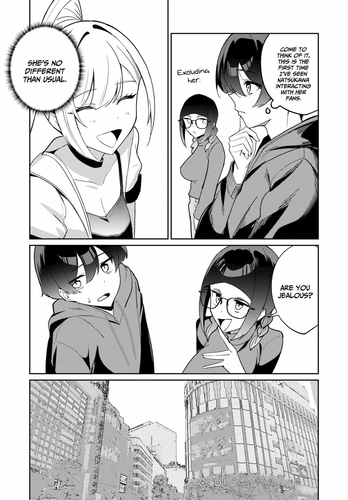 Chika Idol wo Kage de Sasaeru Ore Chapter 11 - Page 16