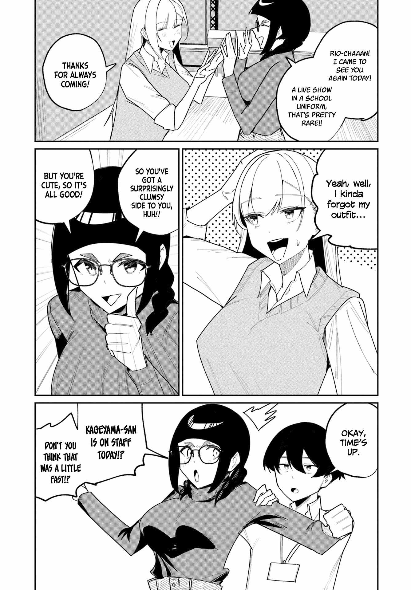 Chika Idol wo Kage de Sasaeru Ore Chapter 13 - Page 12