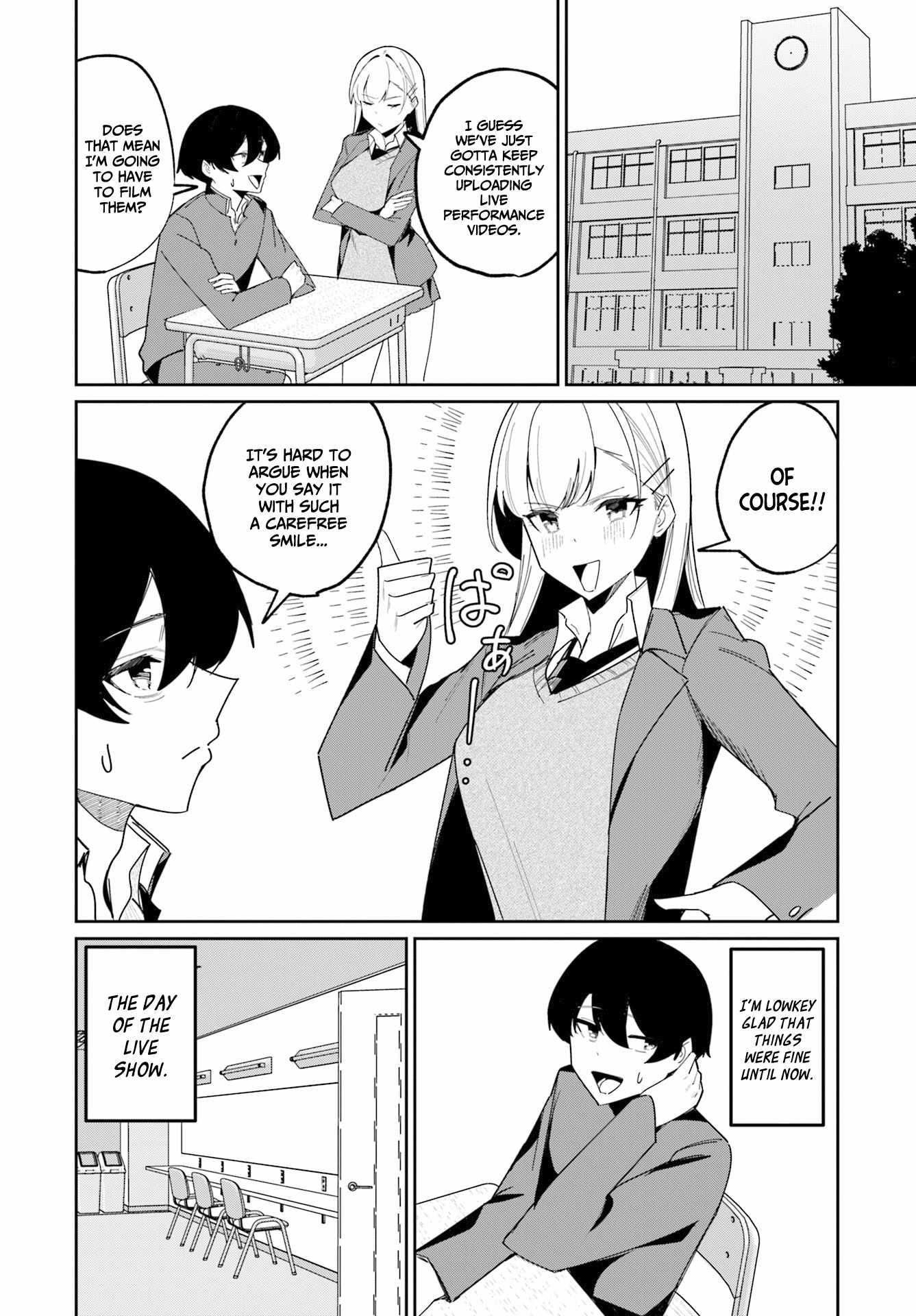 Chika Idol wo Kage de Sasaeru Ore Chapter 13 - Page 3