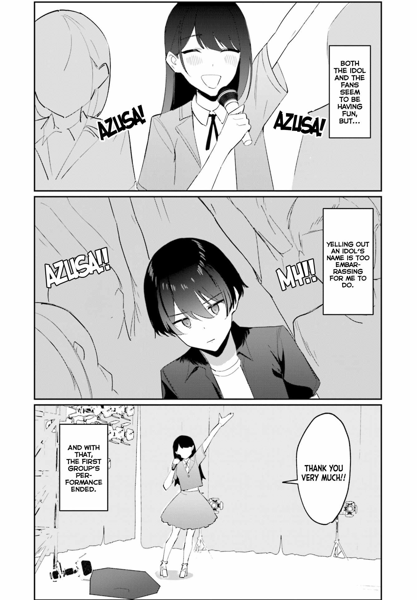 Chika Idol wo Kage de Sasaeru Ore Chapter 3 - Page 9