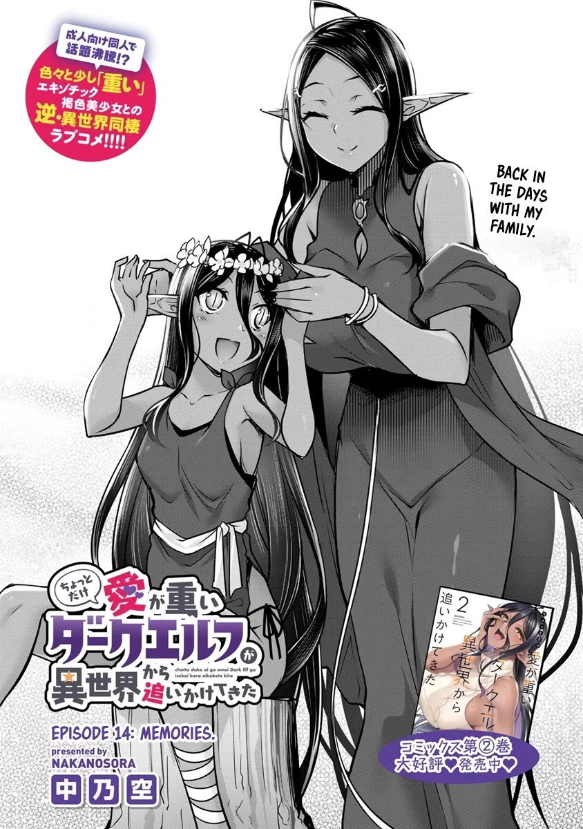 Chotto dake ai ga omoi Dark Elf ga isekai kara oikakete kita Chapter 14 - Page 2