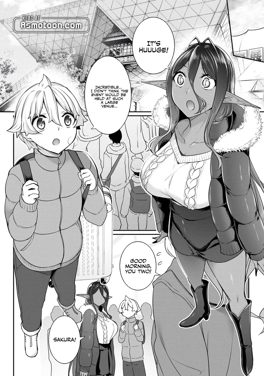 Chotto dake ai ga omoi Dark Elf ga isekai kara oikakete kita Chapter 18 - Page 9