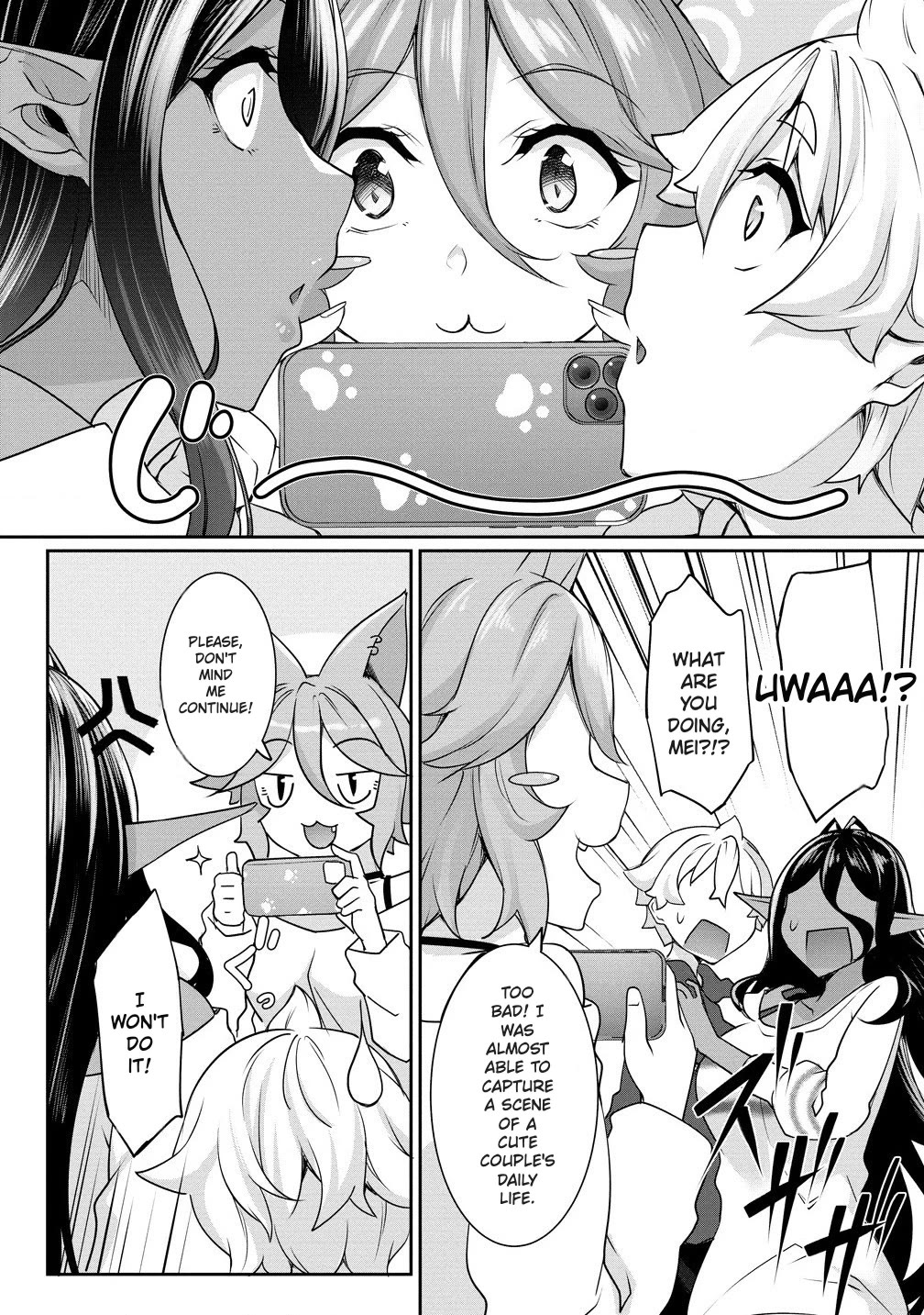 Chotto dake ai ga omoi Dark Elf ga isekai kara oikakete kita Chapter 21 - Page 1