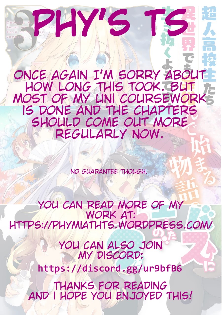Choujin Koukousei-tachi wa Isekai demo Yoyuu de Ikinuku you desu! Chapter 18 - Page 18