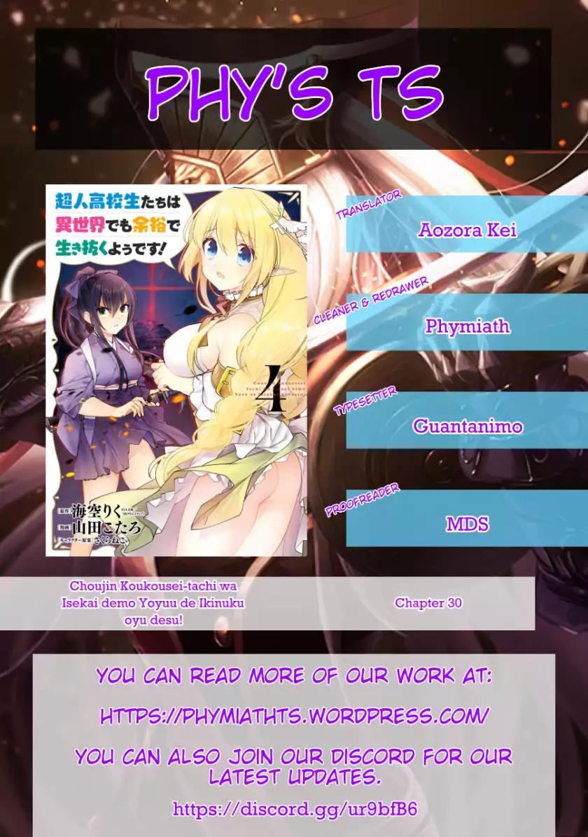 Choujin Koukousei-tachi wa Isekai demo Yoyuu de Ikinuku you desu! Chapter 30 - Page 21