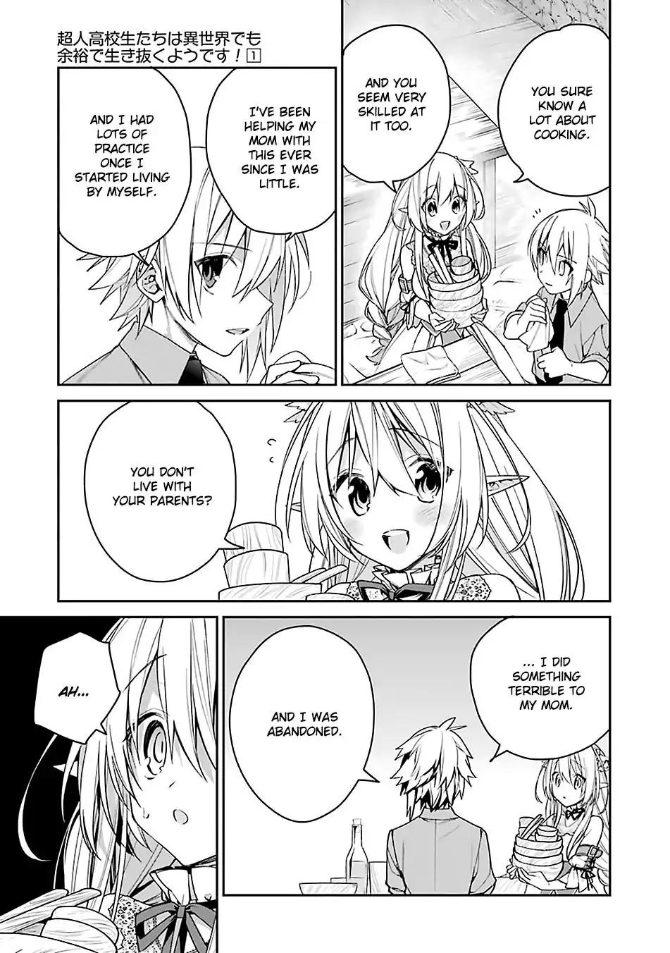 Choujin Koukousei-tachi wa Isekai demo Yoyuu de Ikinuku you desu! Chapter 4 - Page 7