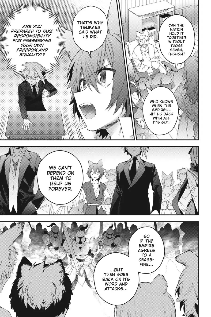 Choujin Koukousei-tachi wa Isekai demo Yoyuu de Ikinuku you desu! Chapter 46 - Page 7