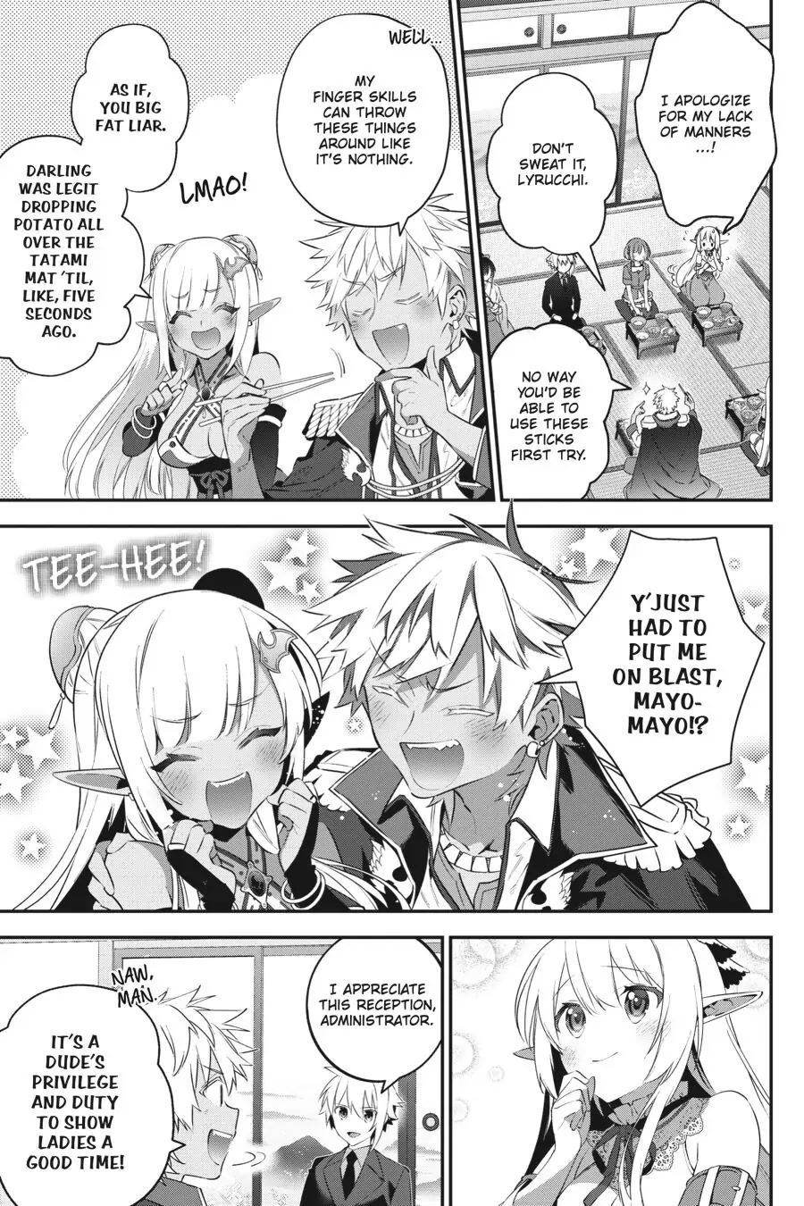 Choujin Koukousei-tachi wa Isekai demo Yoyuu de Ikinuku you desu! Chapter 69 - Page 5