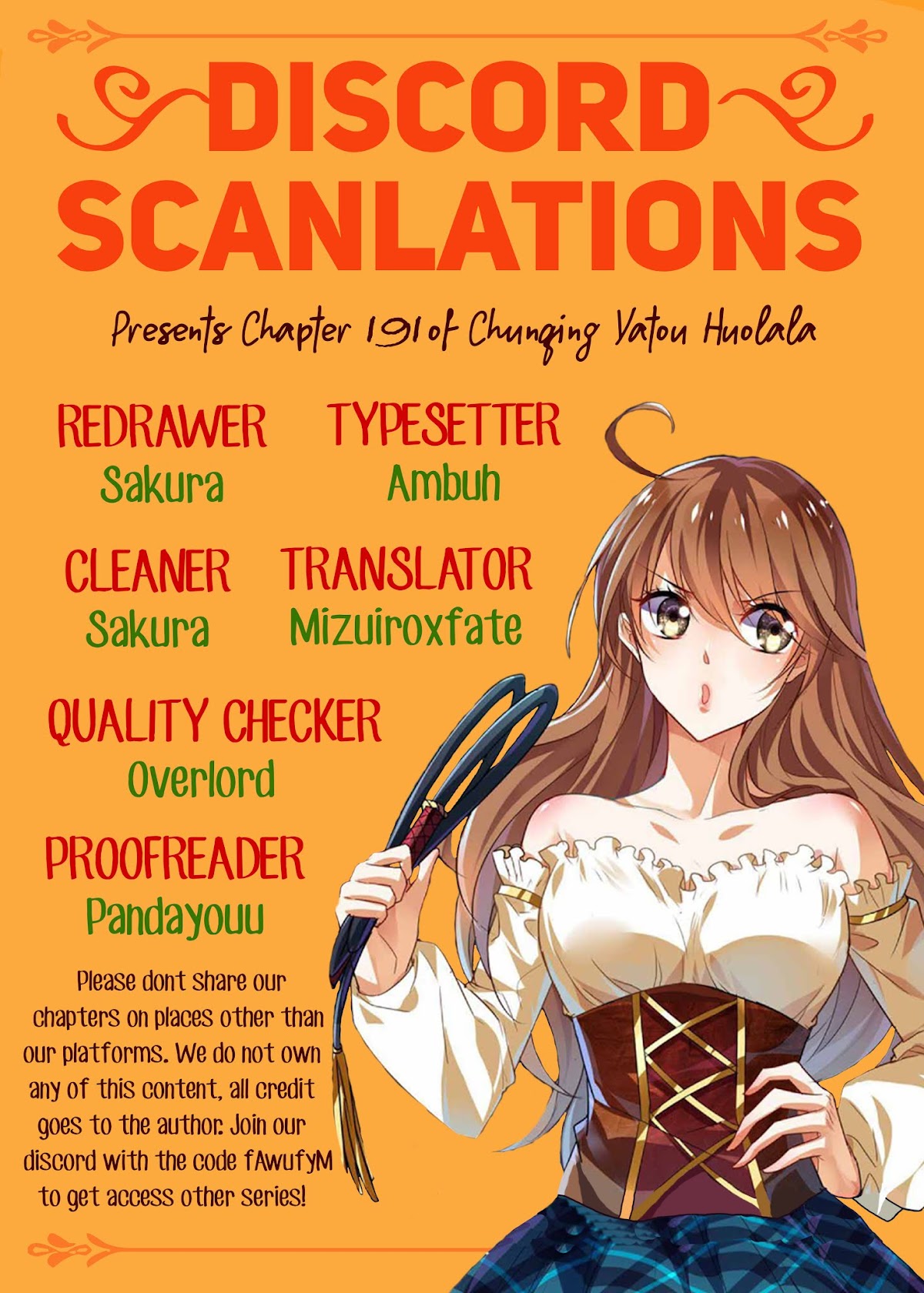 Chunqing Yatou Huolala Chapter 191 - Page 1