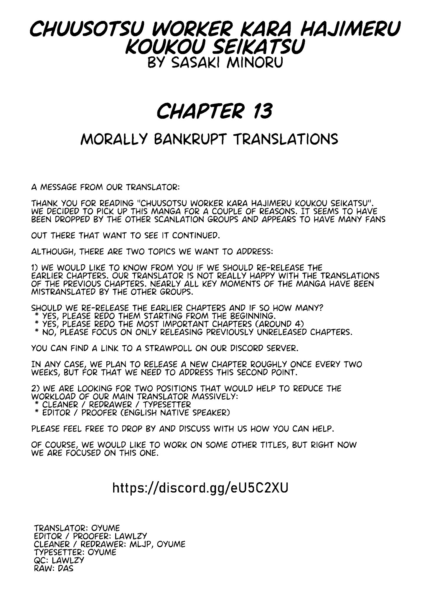 Chuusotsu Worker kara Hajimeru Koukou Seikatsu Chapter 13 - Page 43