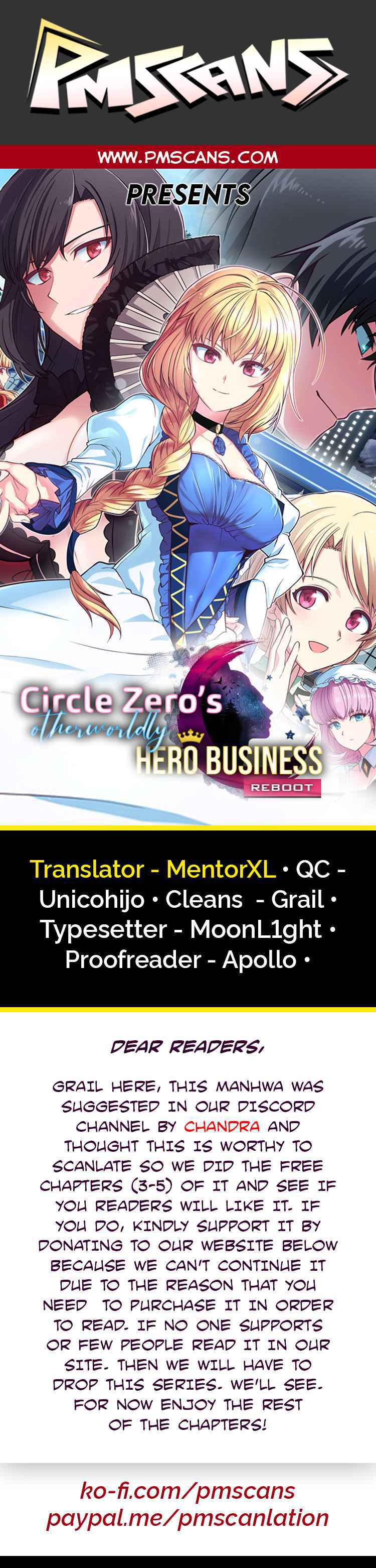 Circle Zero’s Otherworldly Hero Business Chapter 3 - Page 0