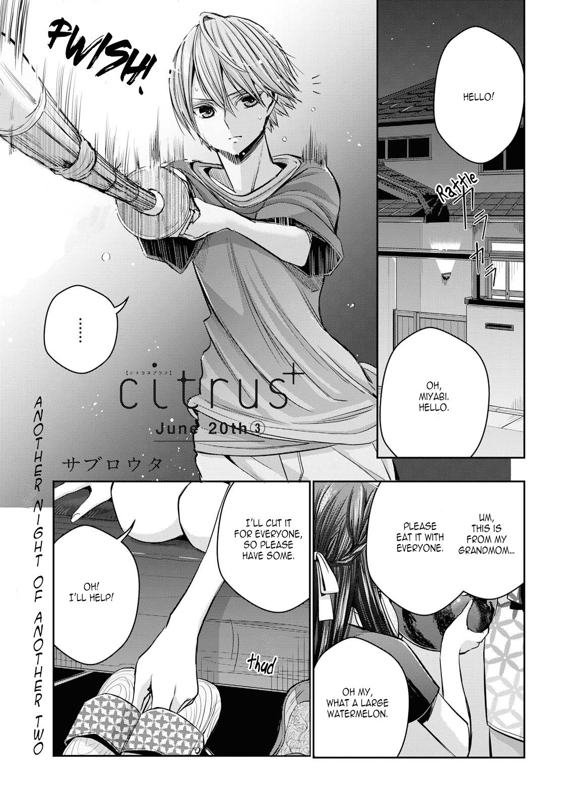 Citrus + Chapter 9 - Page 1