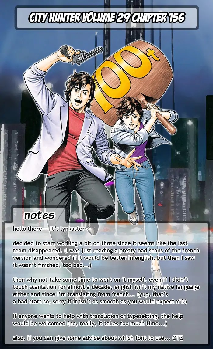 City Hunter Chapter 156 - Page 1