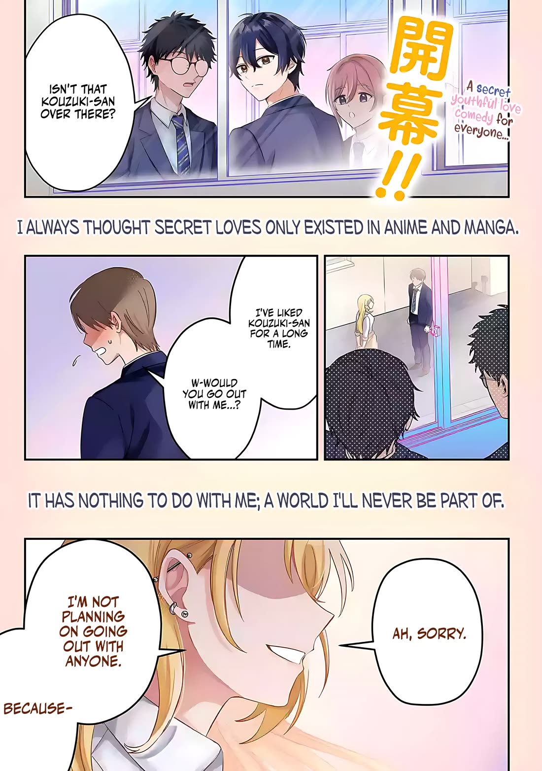 Class de Ichiban Kawaii Gal wo Ezuke Shiteiru Hanashi Chapter 1 - Page 1