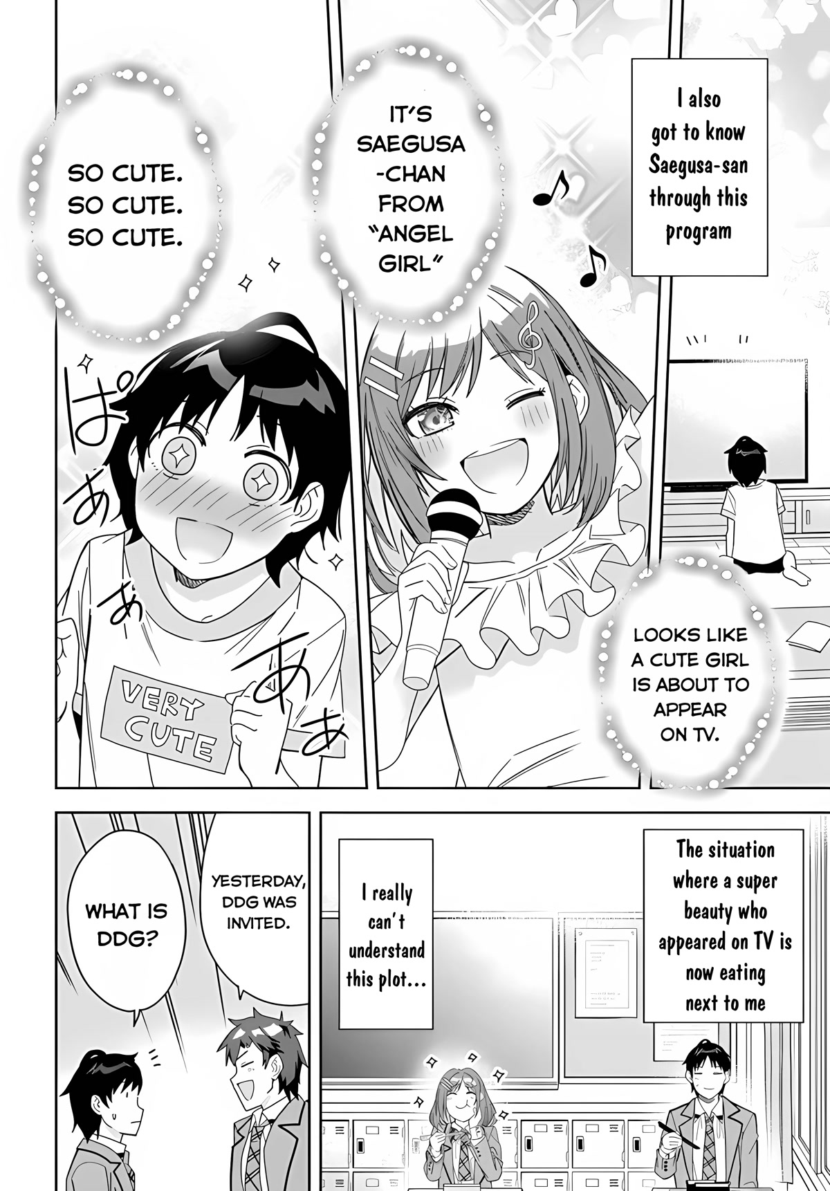 Classmate no Moto Idol ga, Tonikaku Kyodou Fushin Nan desu Chapter 1 - Page 19