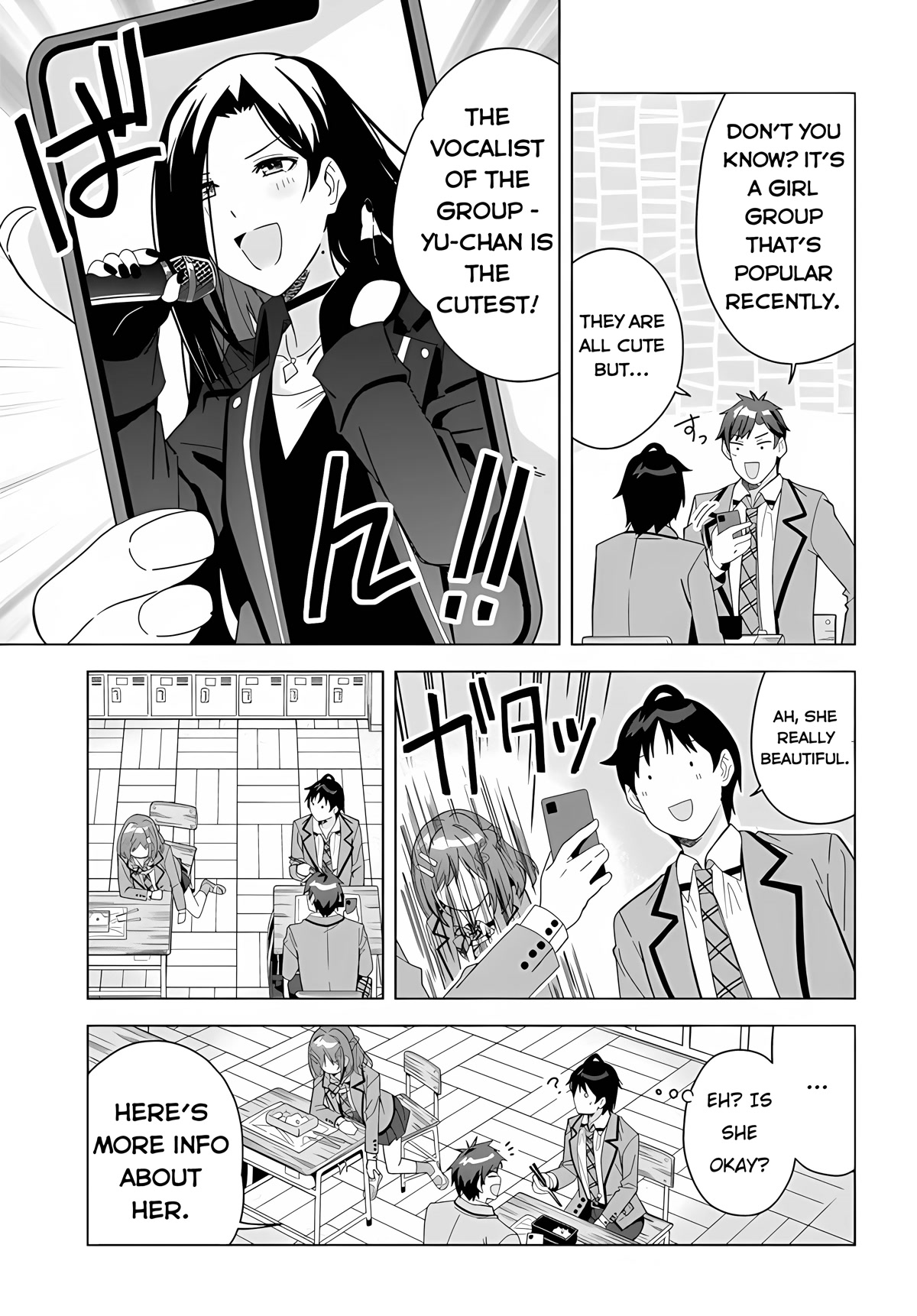 Classmate no Moto Idol ga, Tonikaku Kyodou Fushin Nan desu Chapter 1 - Page 20