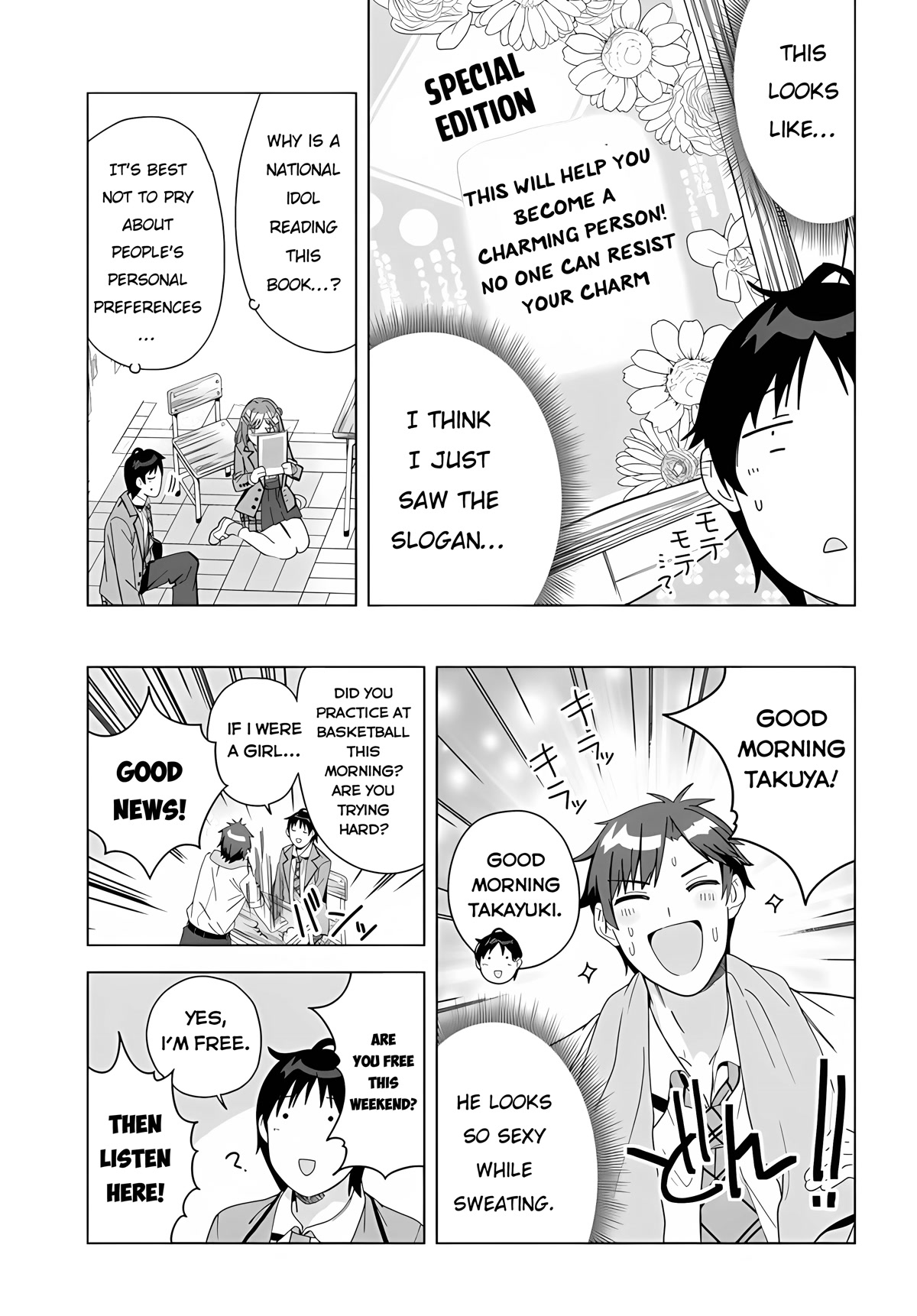 Classmate no Moto Idol ga, Tonikaku Kyodou Fushin Nan desu Chapter 1 - Page 36
