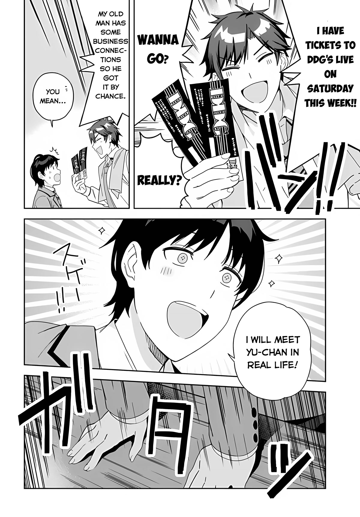 Classmate no Moto Idol ga, Tonikaku Kyodou Fushin Nan desu Chapter 1 - Page 37