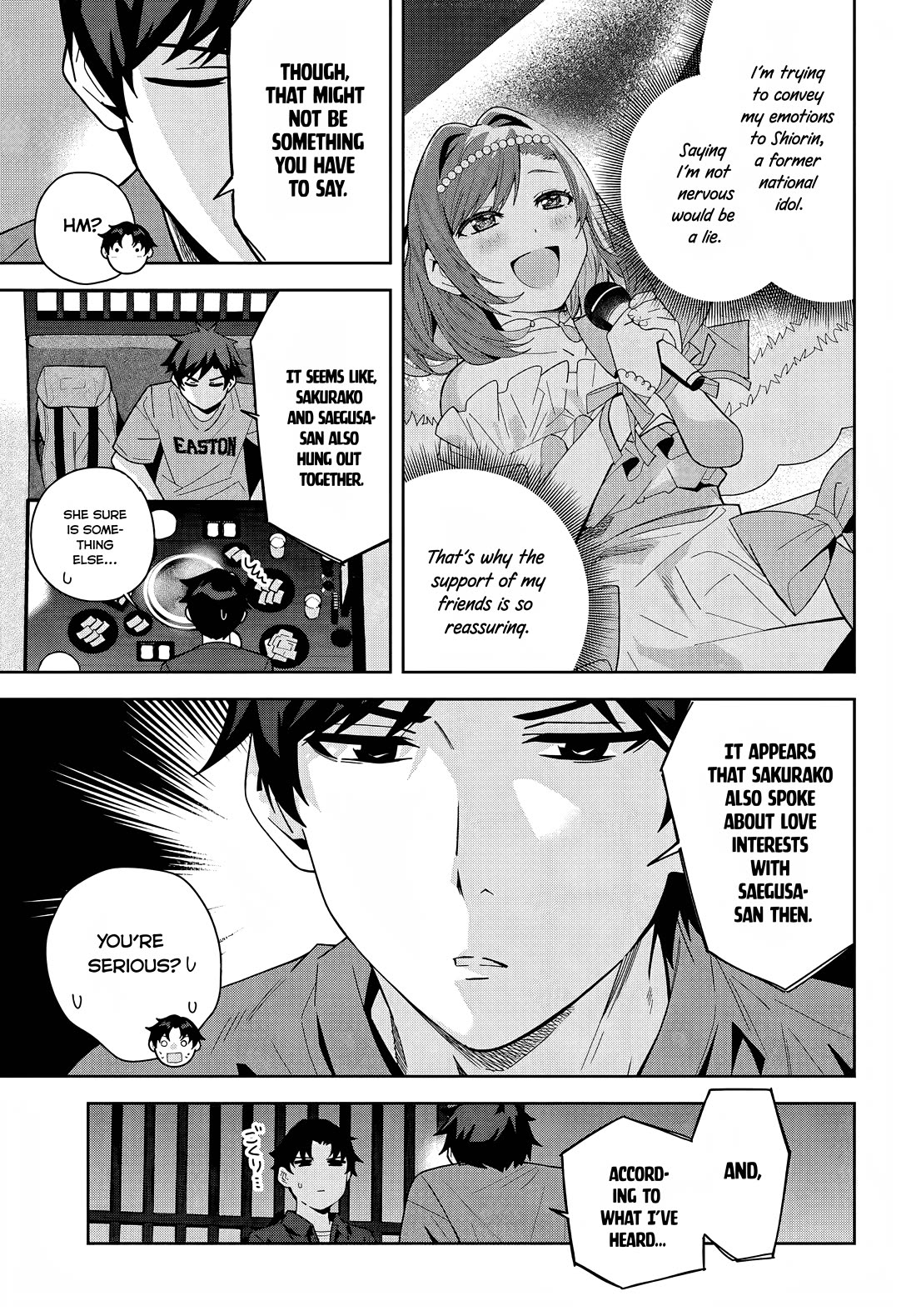 Classmate no Moto Idol ga, Tonikaku Kyodou Fushin Nan desu Chapter 20 - Page 27