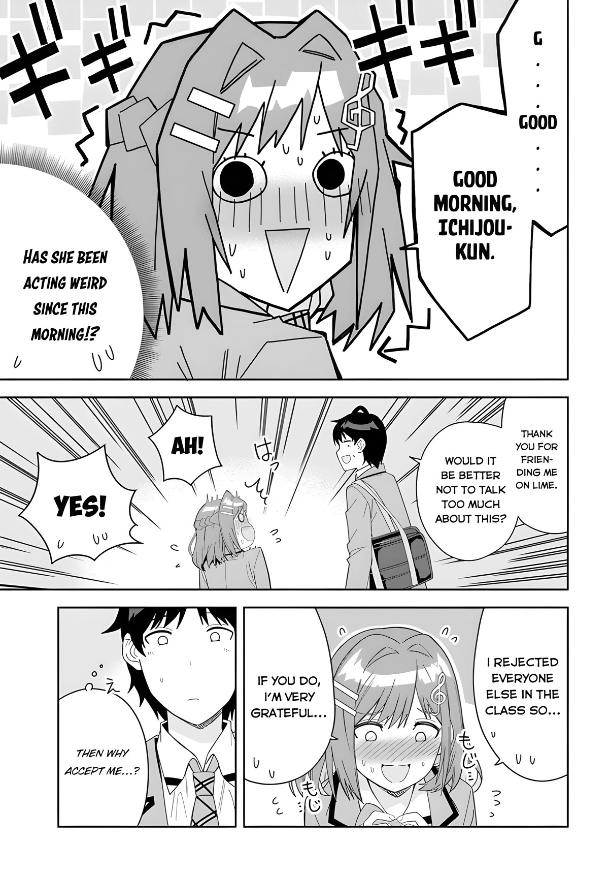 Classmate no Moto Idol ga, Tonikaku Kyodou Fushin Nan desu Chapter 3 - Page 19