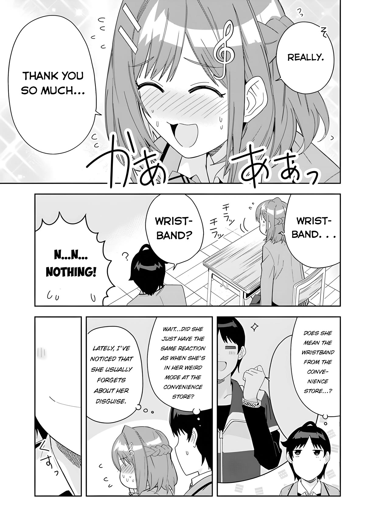 Classmate no Moto Idol ga, Tonikaku Kyodou Fushin Nan desu Chapter 3 - Page 5