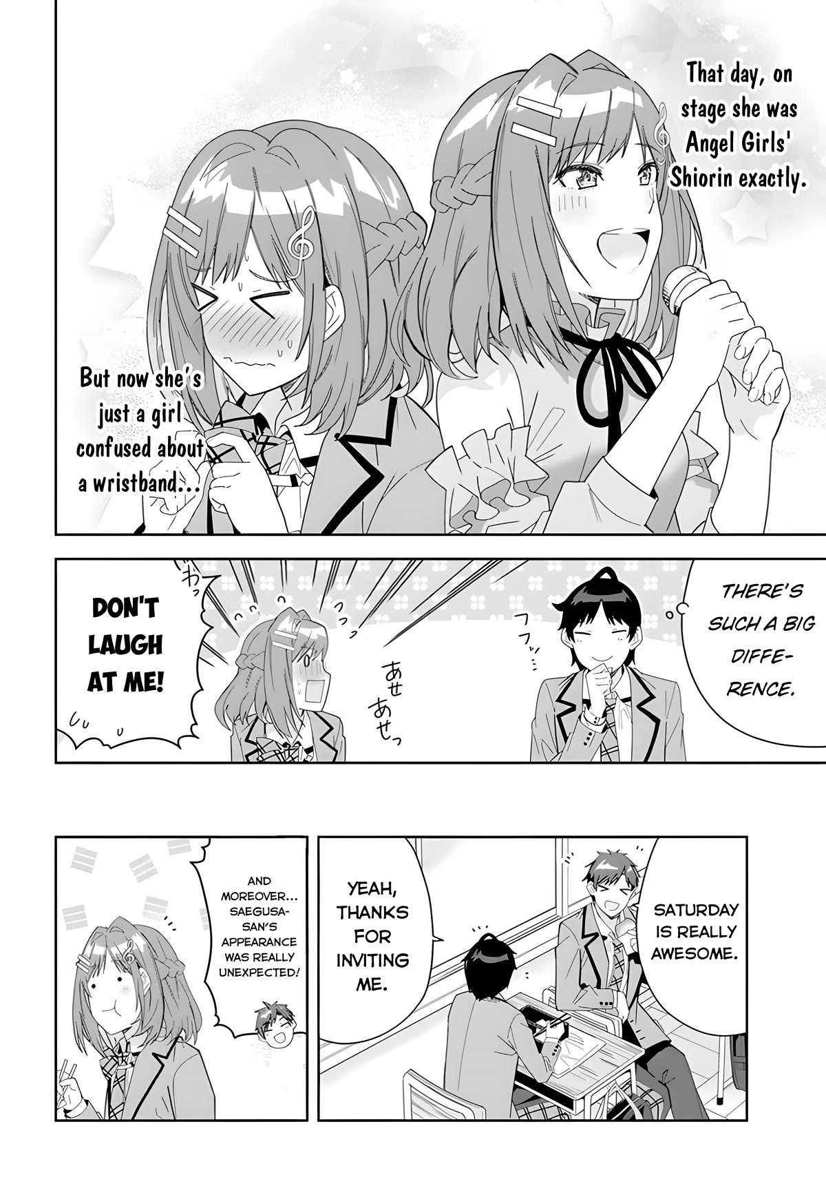 Classmate no Moto Idol ga, Tonikaku Kyodou Fushin Nan desu Chapter 3 - Page 6