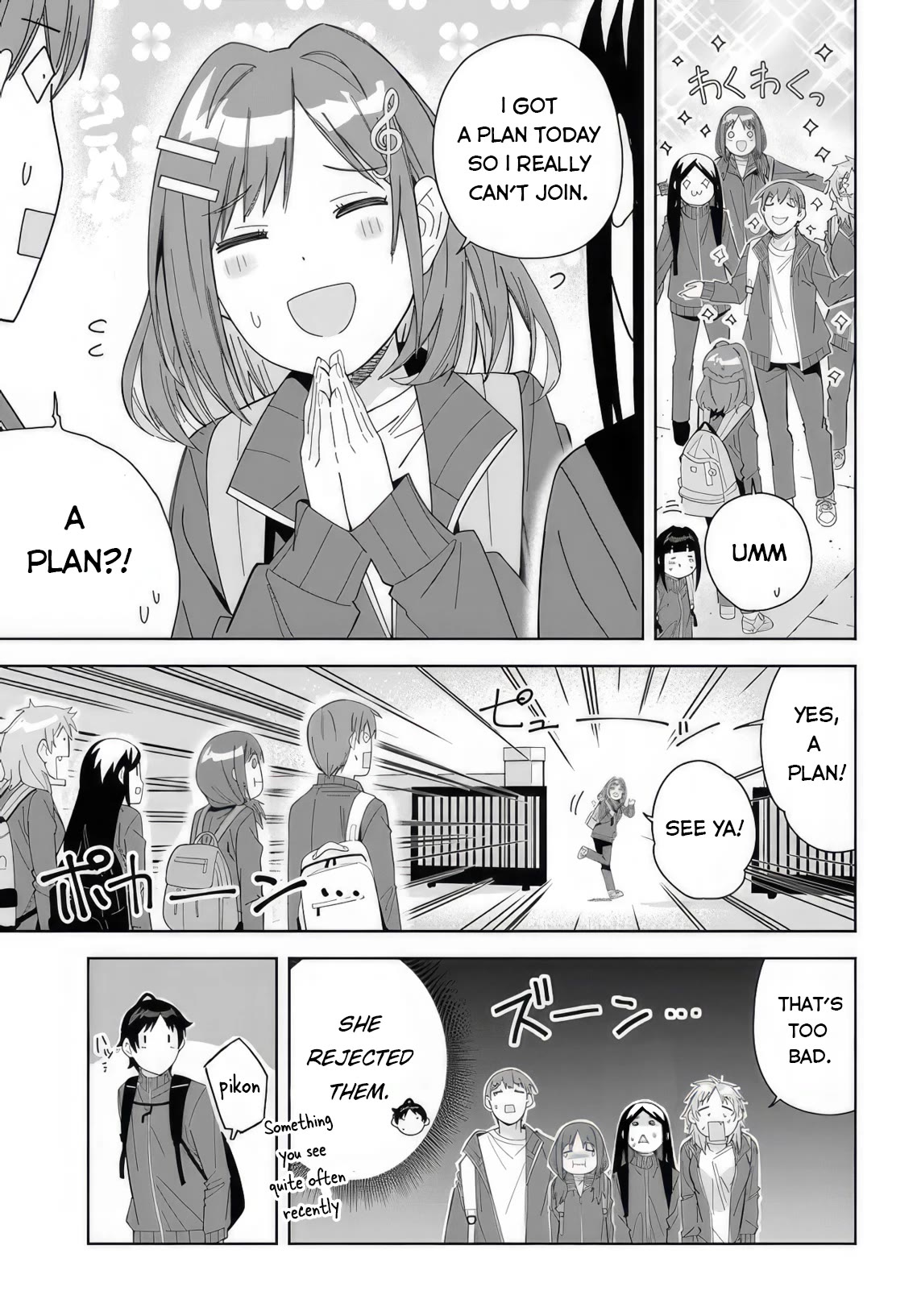 Classmate no Moto Idol ga, Tonikaku Kyodou Fushin Nan desu Chapter 5 - Page 3