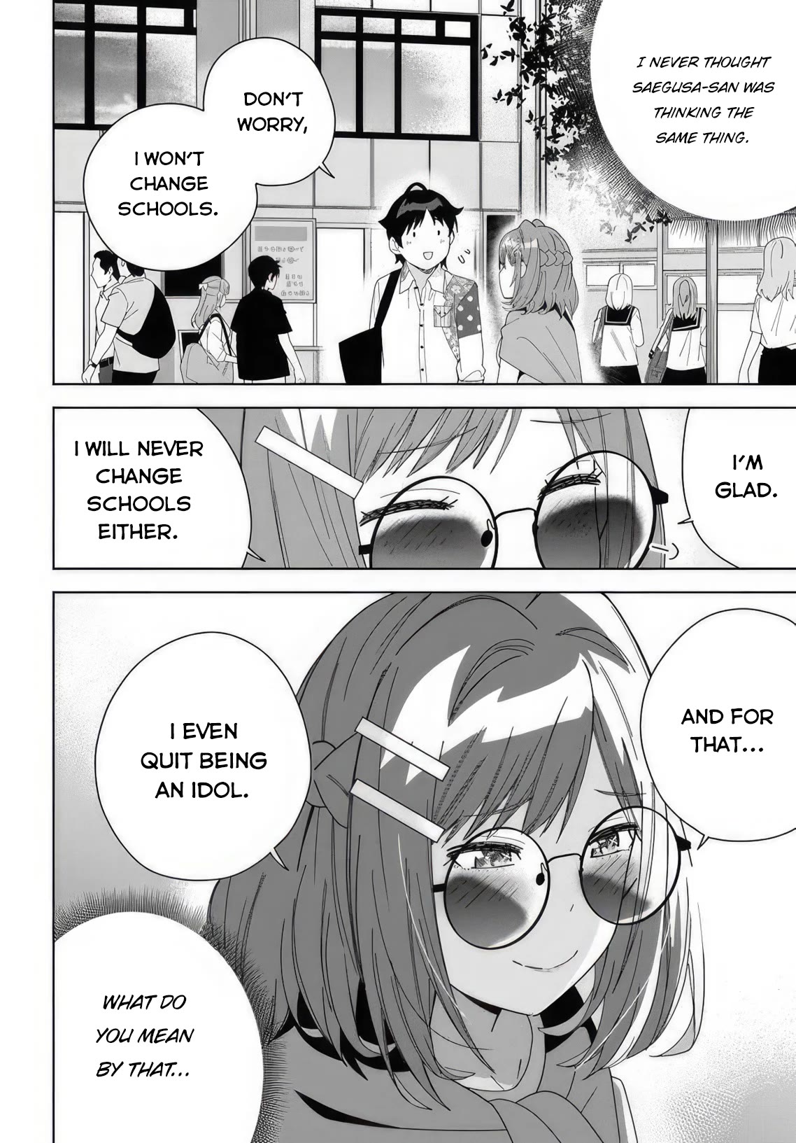 Classmate no Moto Idol ga, Tonikaku Kyodou Fushin Nan desu Chapter 6 - Page 32