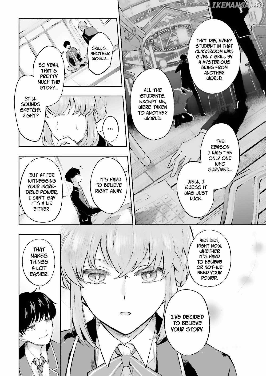Classmate wa Isekai de Yuusha ni Natta kedo, Ore dake Gendai Nihon ni Okizari ni Narimashita Chapter 9 - Page 7