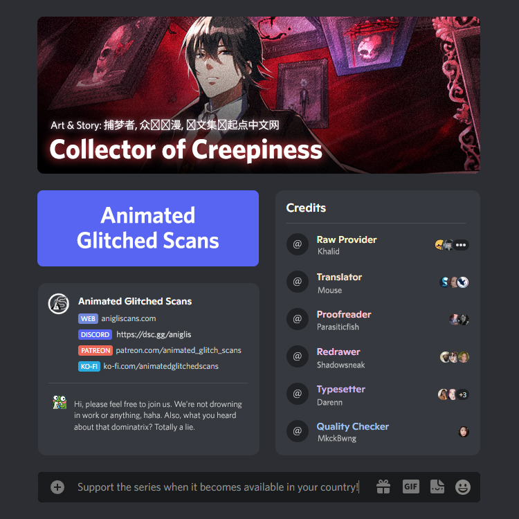 Collector of Creepiness Chapter 2 - Page 1