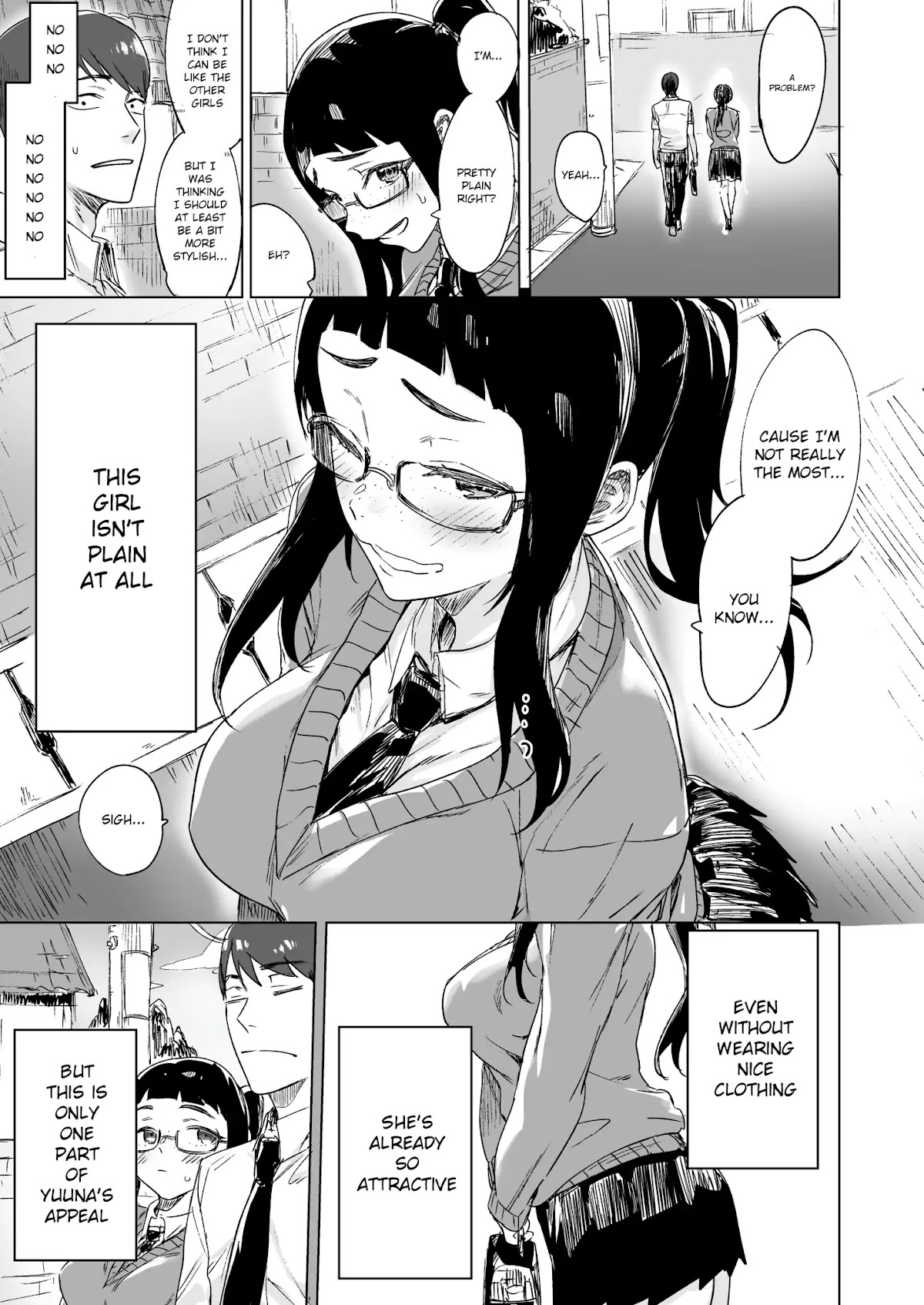 Confessing to My Childhood Friend Who’s Worried She’s Plain Chapter 1 - Page 1
