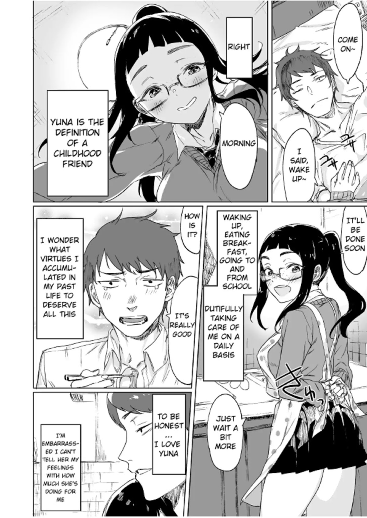 Confessing to My Childhood Friend Who’s Worried She’s Plain Chapter 1 - Page 2