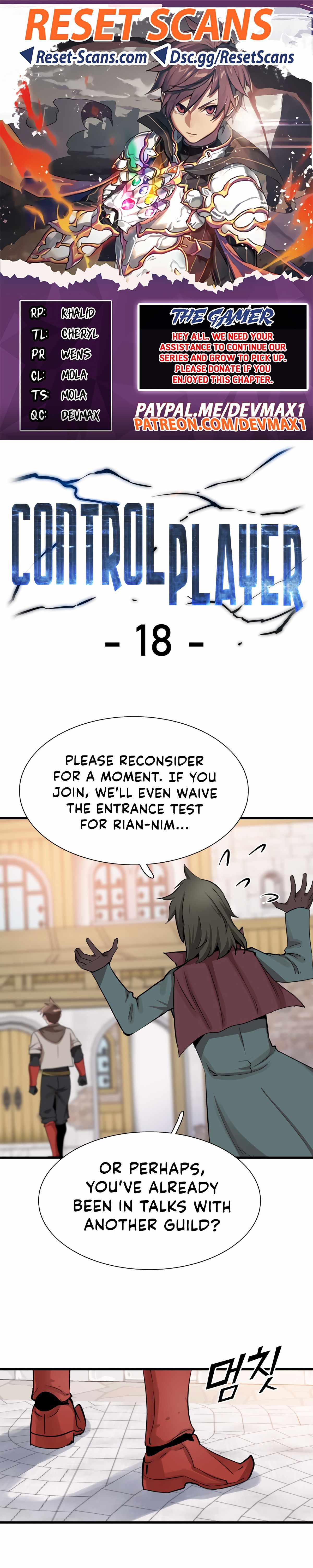 Control Player Chapter 18 - Page 0