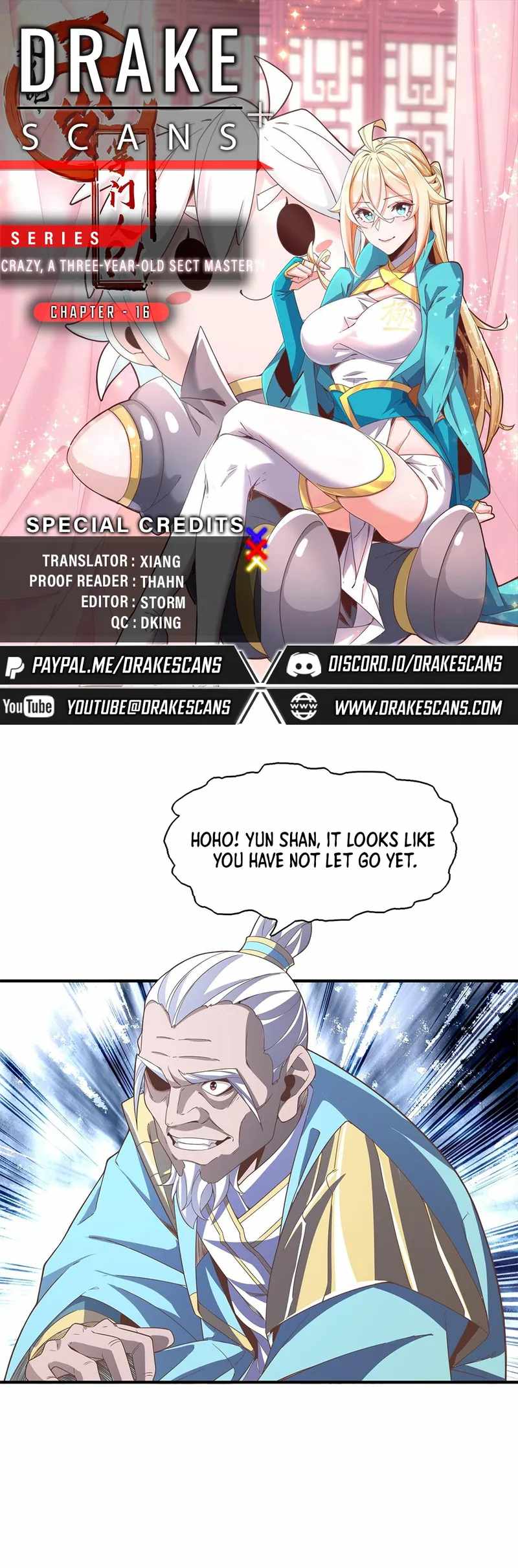 Crazy, A Three-Year-Old Sect Master?! Chapter 16 - Page 1