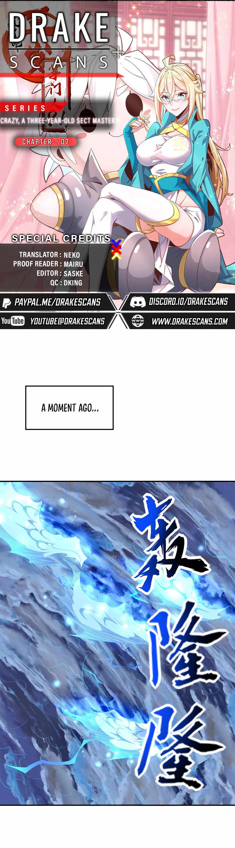 Crazy, A Three-Year-Old Sect Master?! Chapter 8 - Page 1