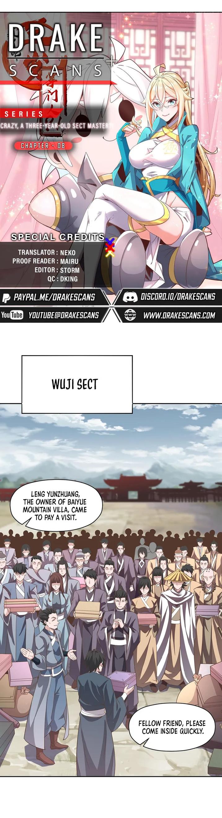 Crazy, A Three-Year-Old Sect Master?! Chapter 9 - Page 1