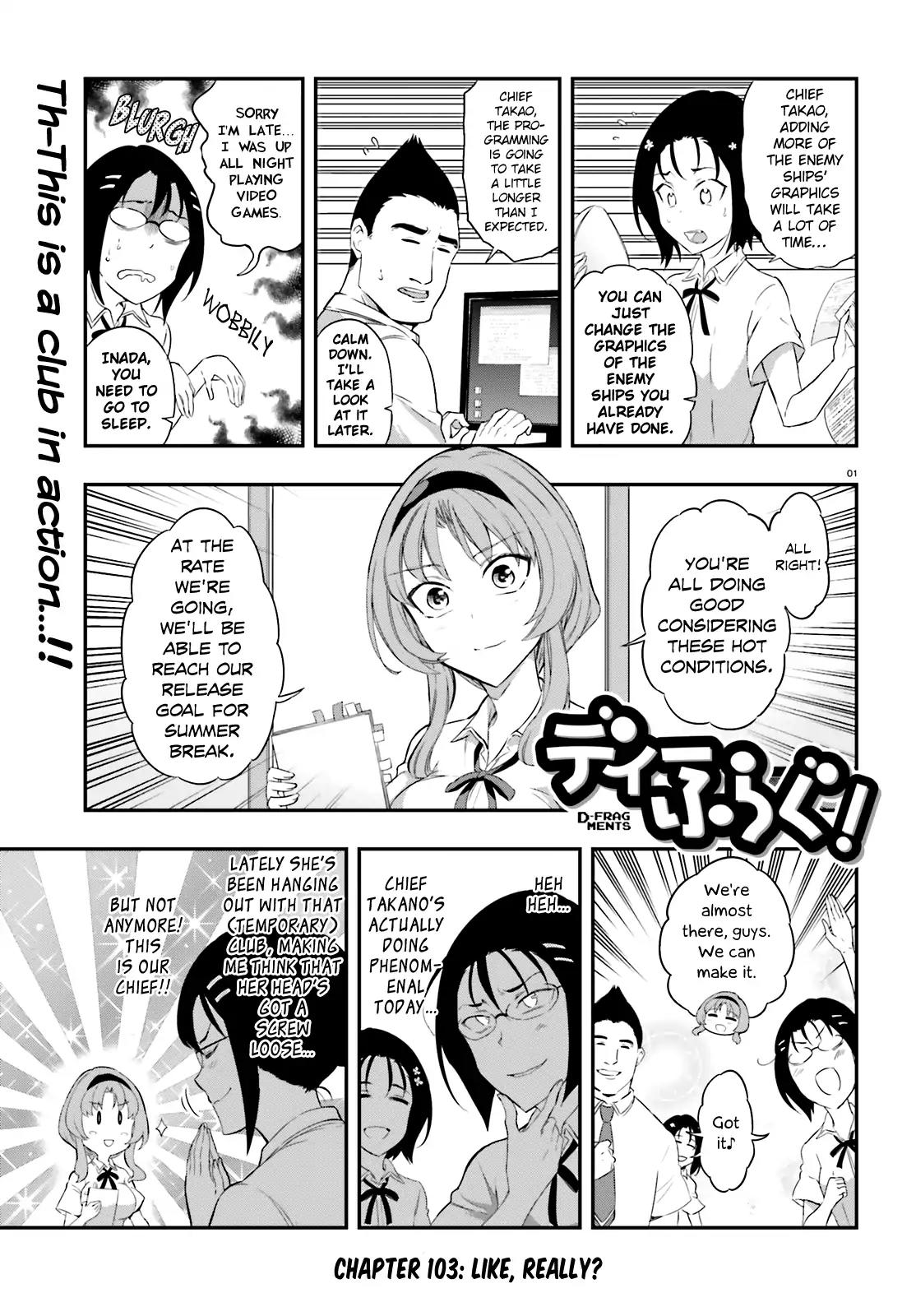 D-Frag! Chapter 103 - Page 0