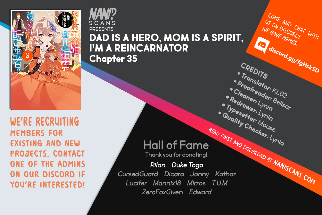 Dad Is a Hero, Mom Is a Spirit, I’m a Reincarnator Chapter 35 - Page 0