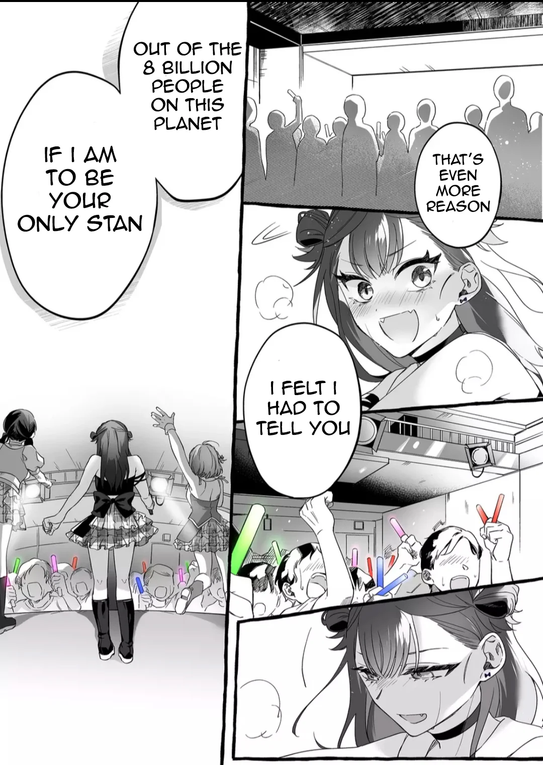 Damedol to Sekai ni Hitori Dake no Fan Chapter 1 - Page 12