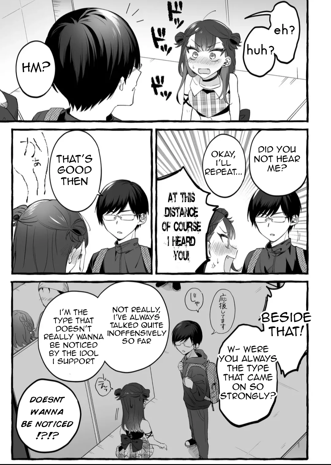 Damedol to Sekai ni Hitori Dake no Fan Chapter 1 - Page 10
