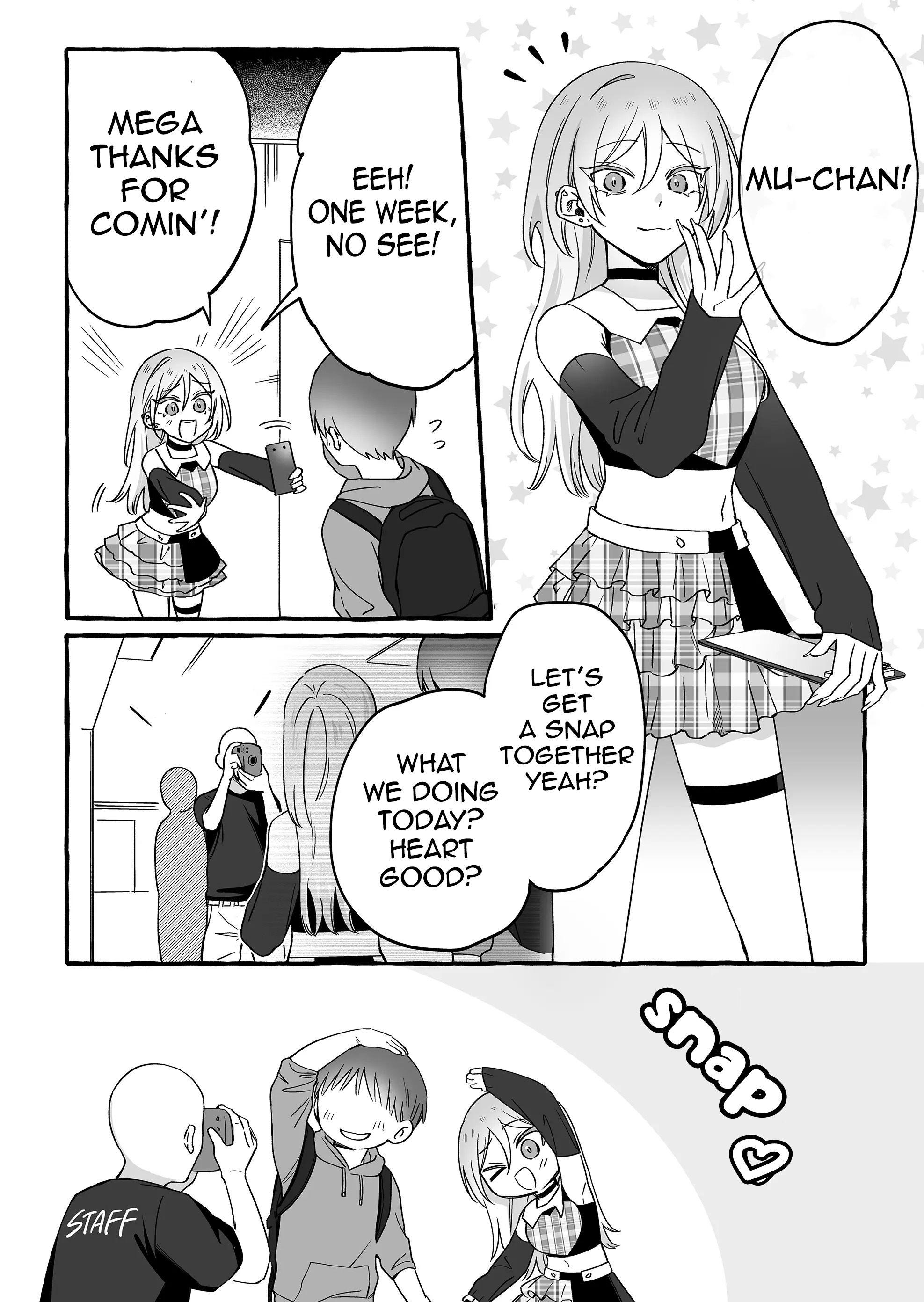 Damedol to Sekai ni Hitori Dake no Fan Chapter 14 - Page 2