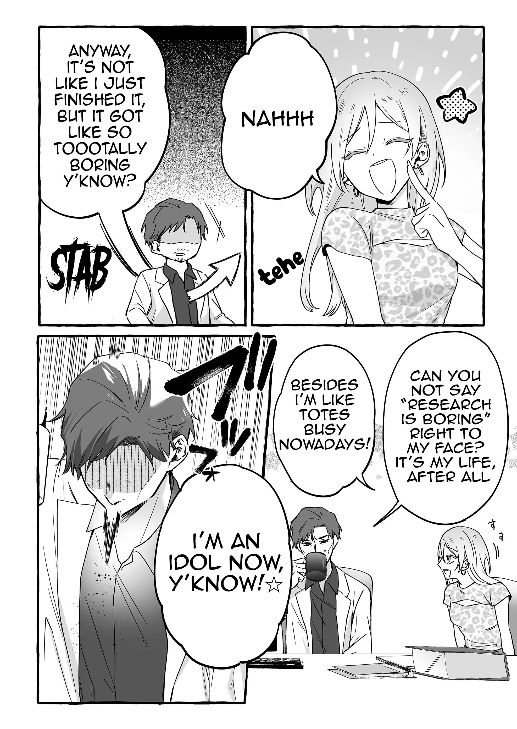 Damedol to Sekai ni Hitori Dake no Fan Chapter 14 - Page 10