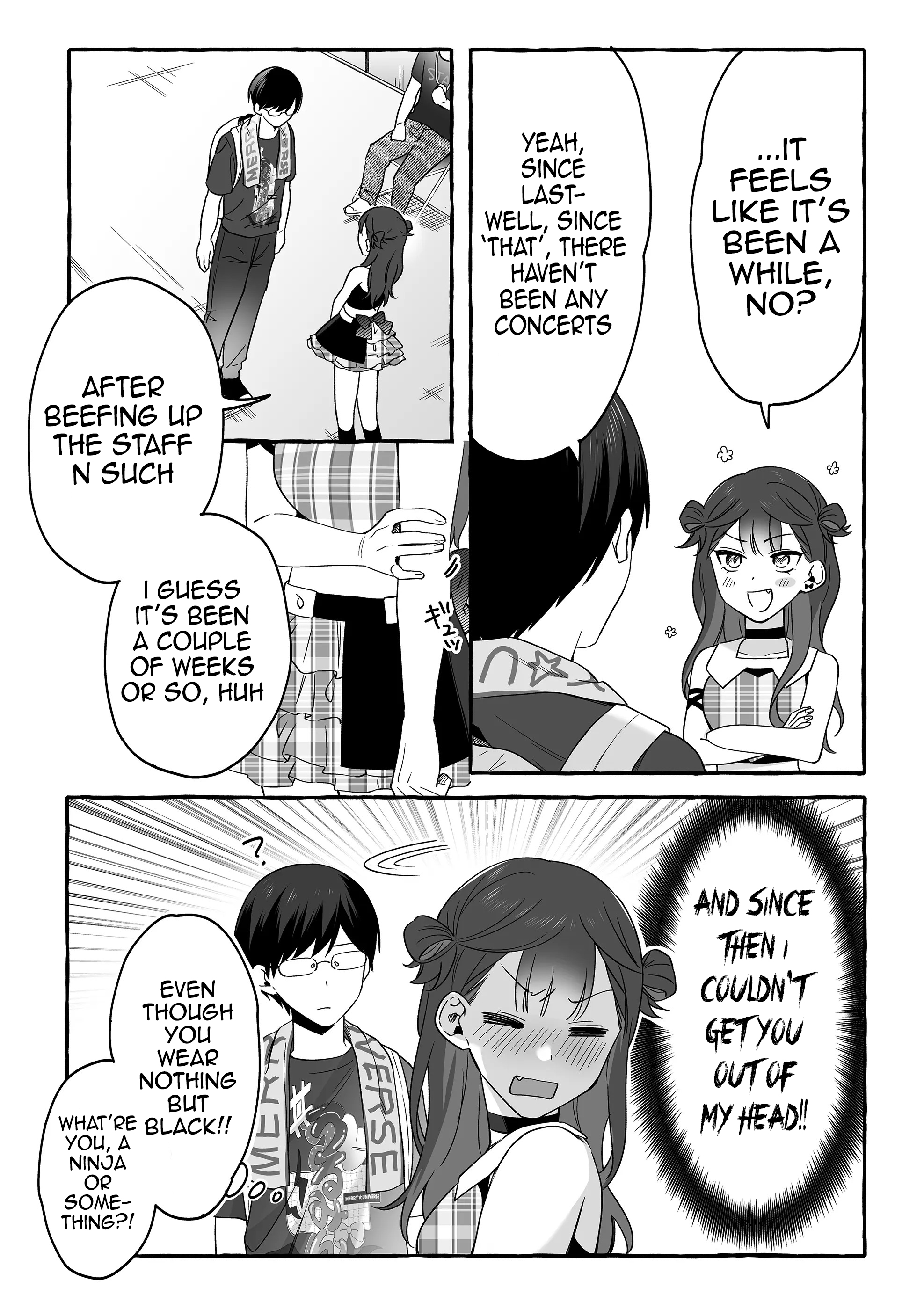 Damedol to Sekai ni Hitori Dake no Fan Chapter 15 - Page 2