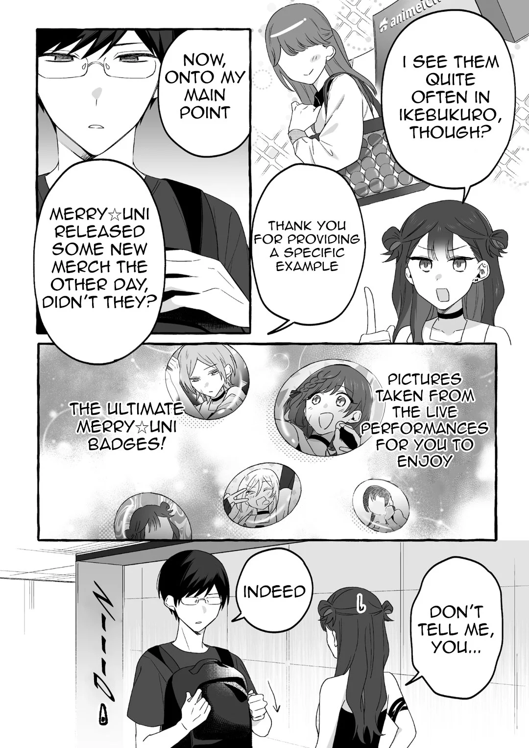 Damedol to Sekai ni Hitori Dake no Fan Chapter 19.8 - Page 2